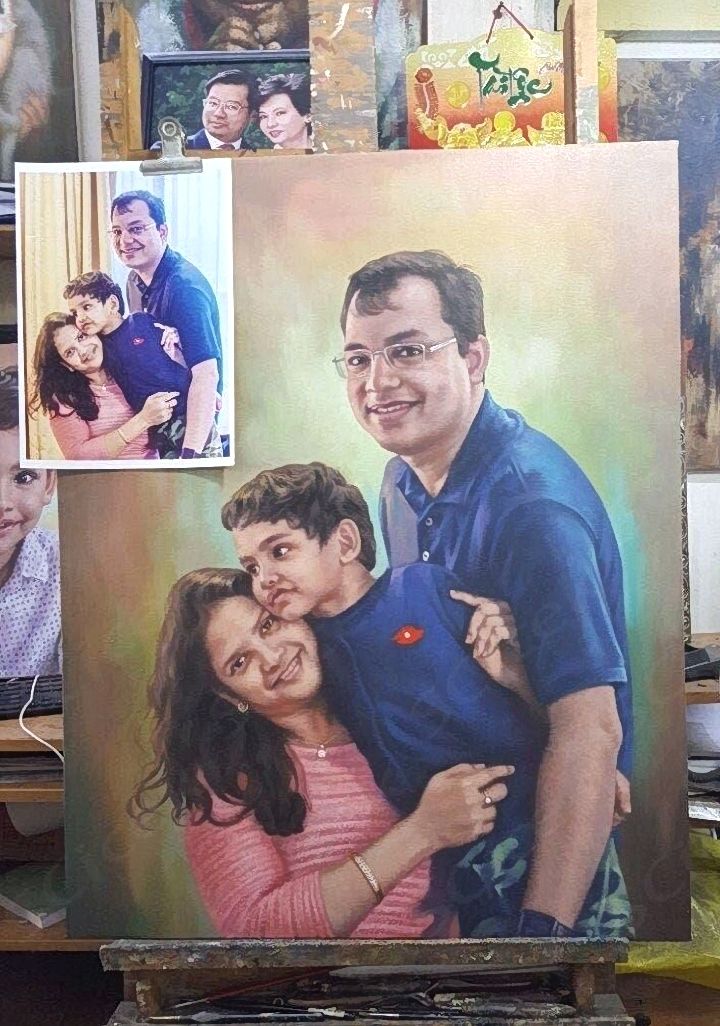 Hand-Painted Oil / Acrylic Canvas