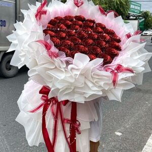 Ribbon / Satin Rose Bouquet